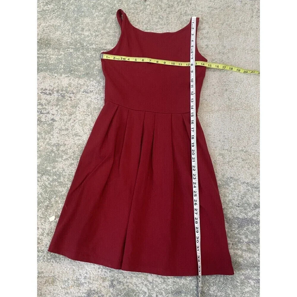 NWT Susana Monaco Dress Women’s Small Flare Mini Sleeveless Stretchy Red $188